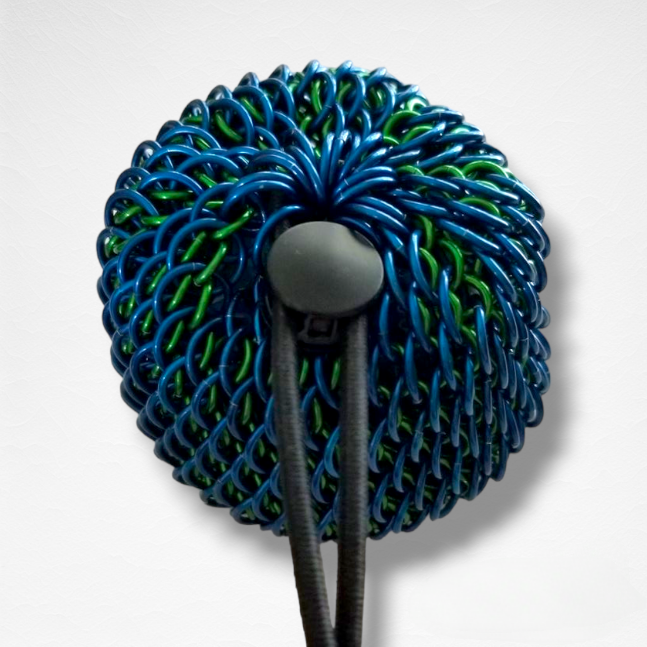 Mini Blue/Green Dragonscale Dice Bag