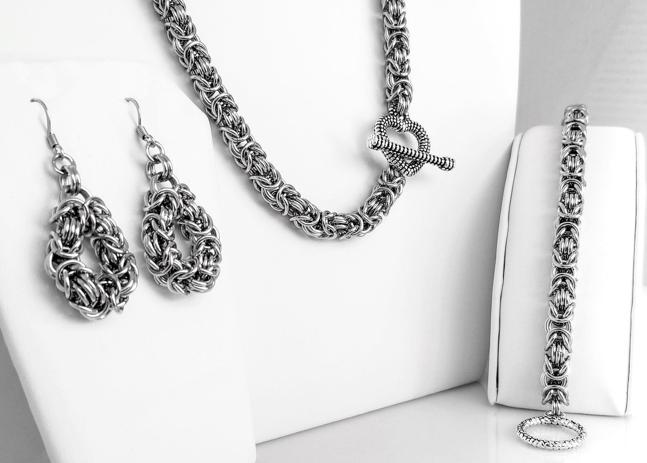 Handcrafted Byzantine Chainmaille Jewelry