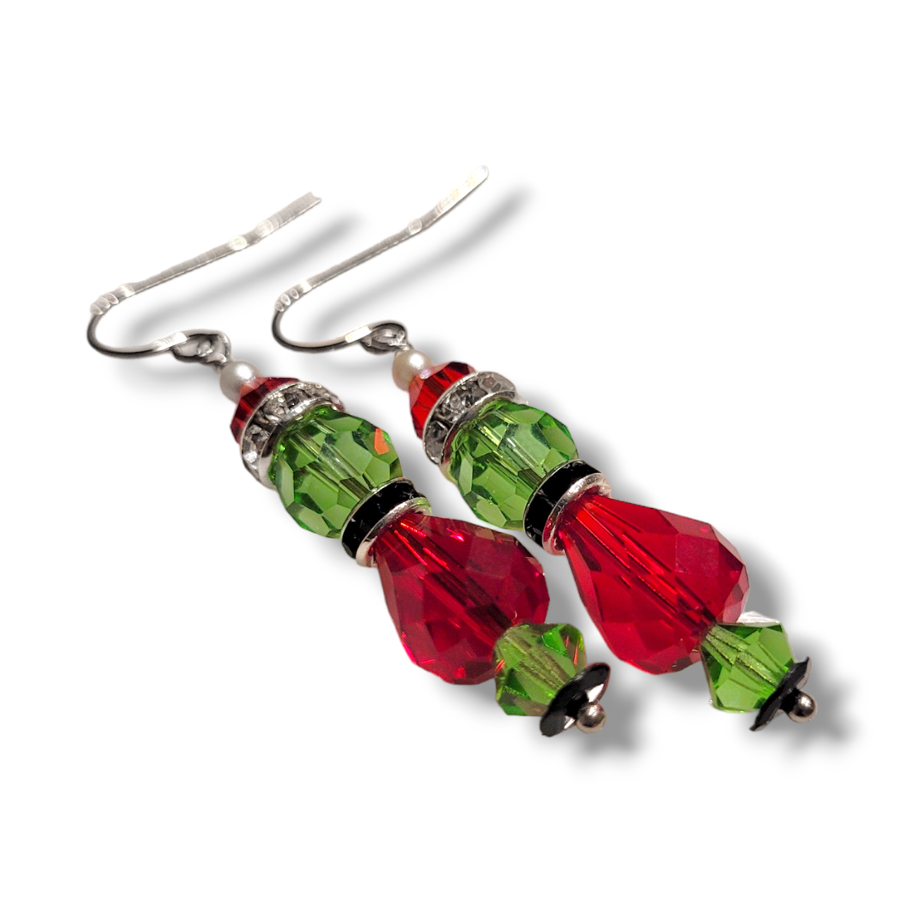 Grinch Crystal Earrings