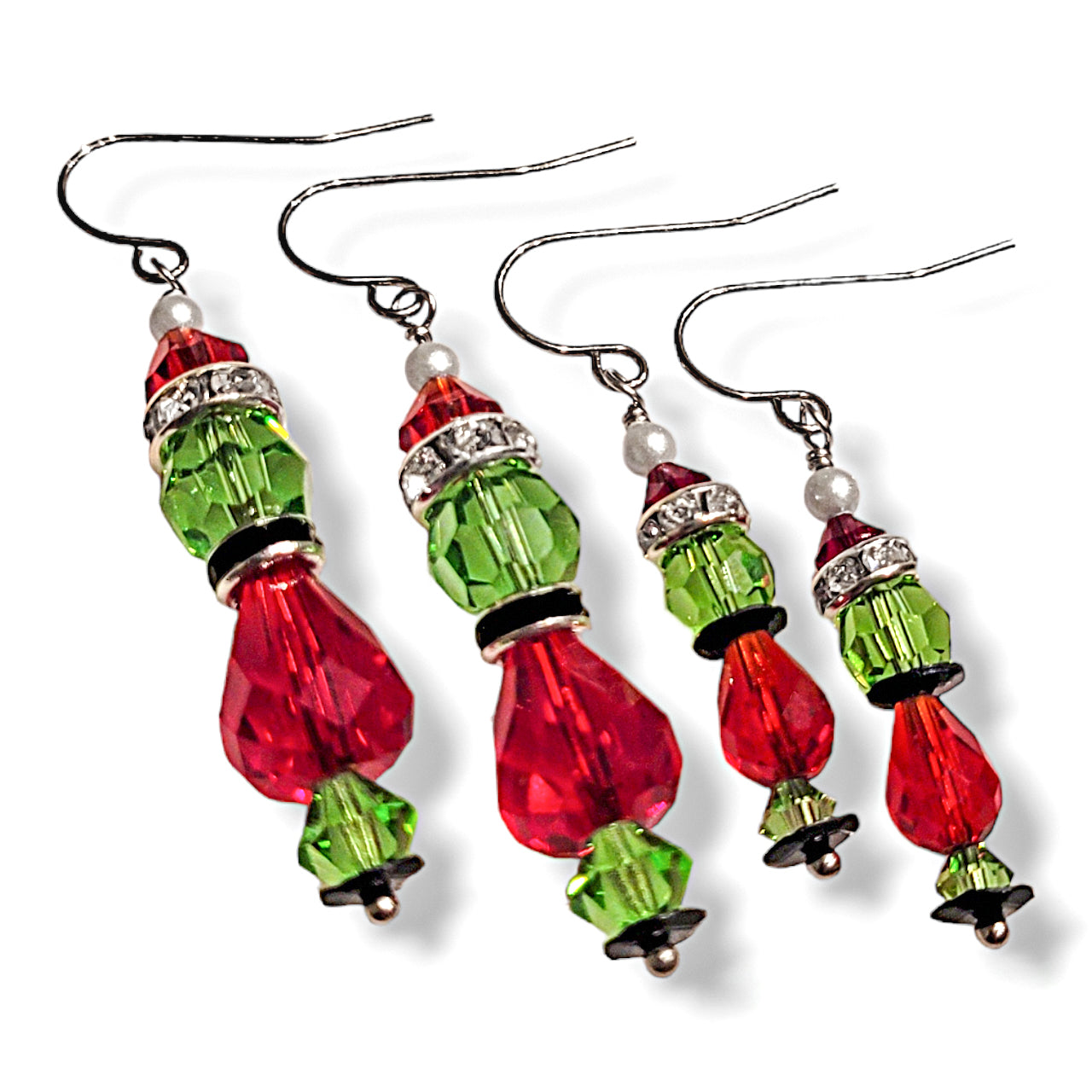Grinch Crystal Earrings