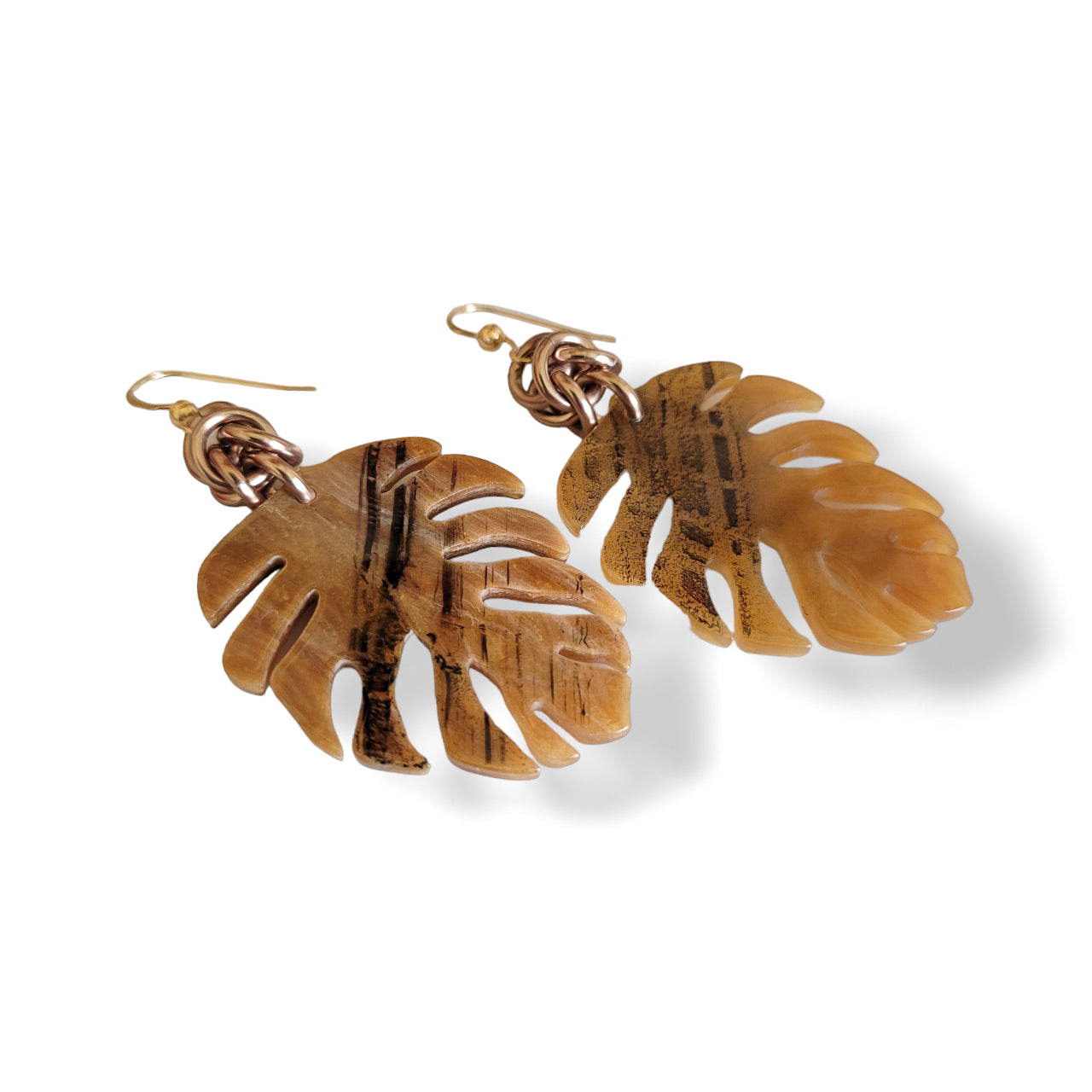 Monstera Leaf Earrings