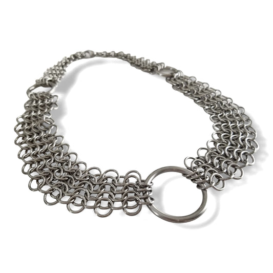 Stainless Steel Euro O Ring Necklace