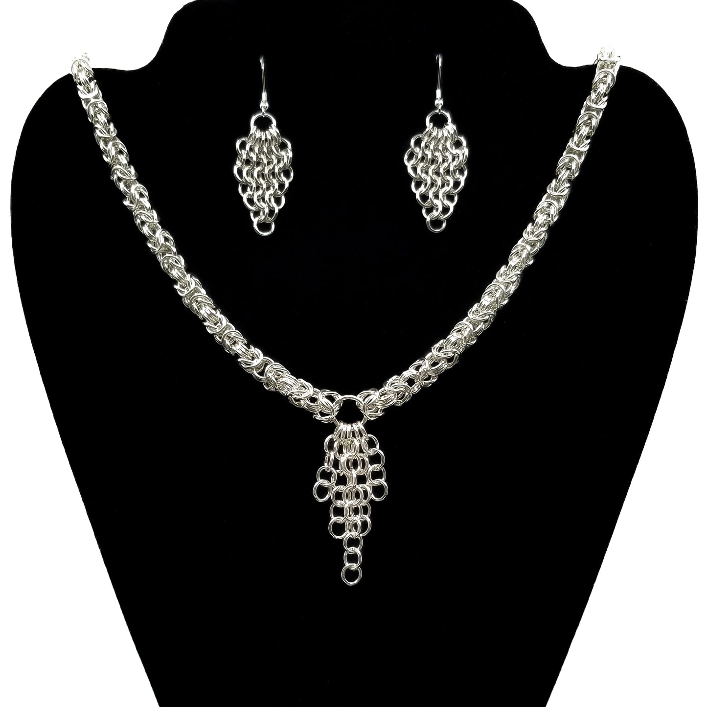 Sterling Silver Byzantine Necklace