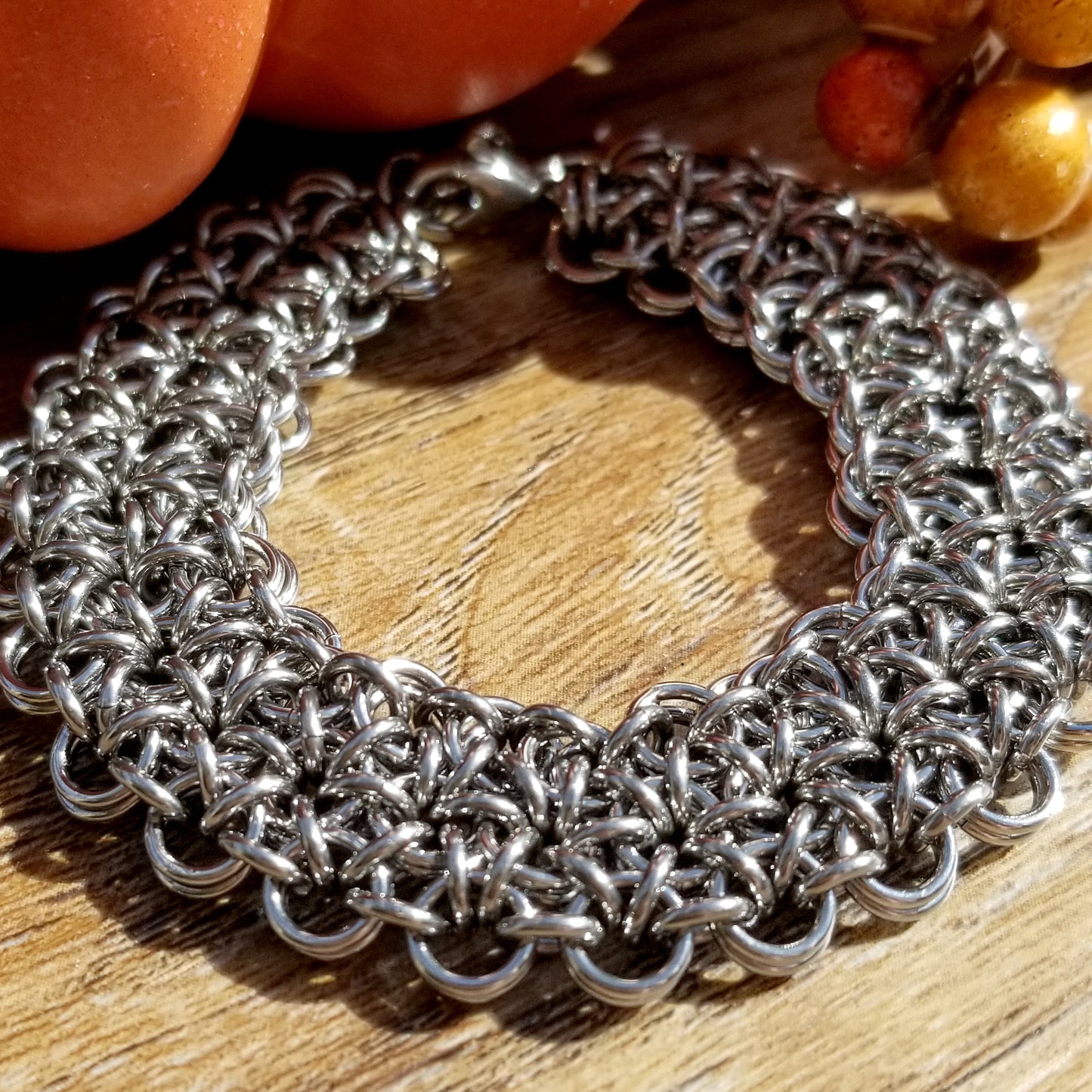 Stainless Steel Japanese Lace Bracelet