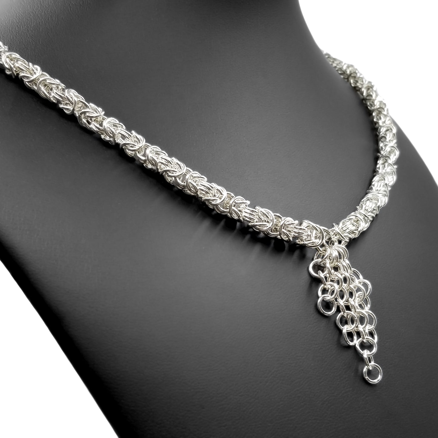 Sterling Silver Byzantine Necklace