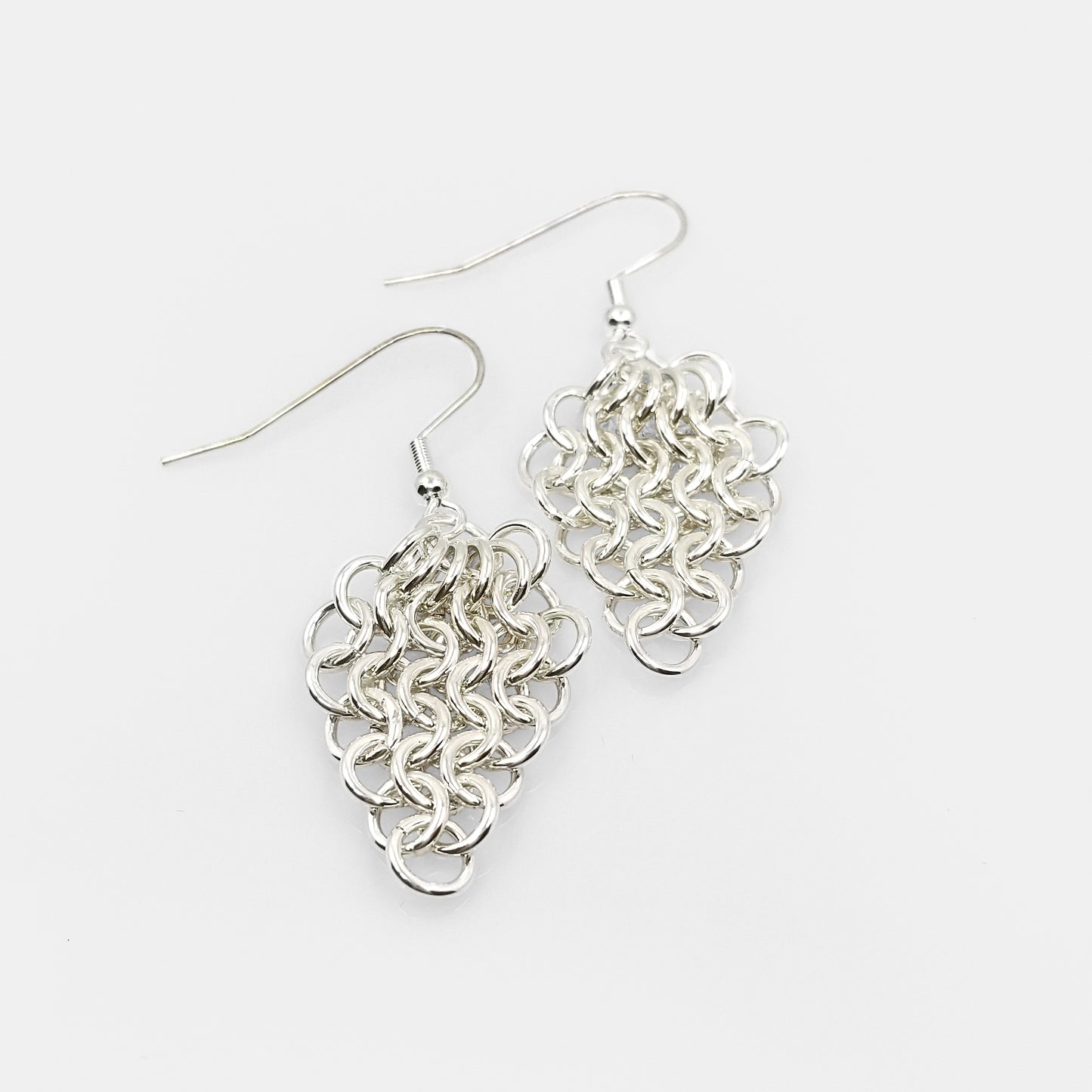Sterling Silver Euro Drop Earrings