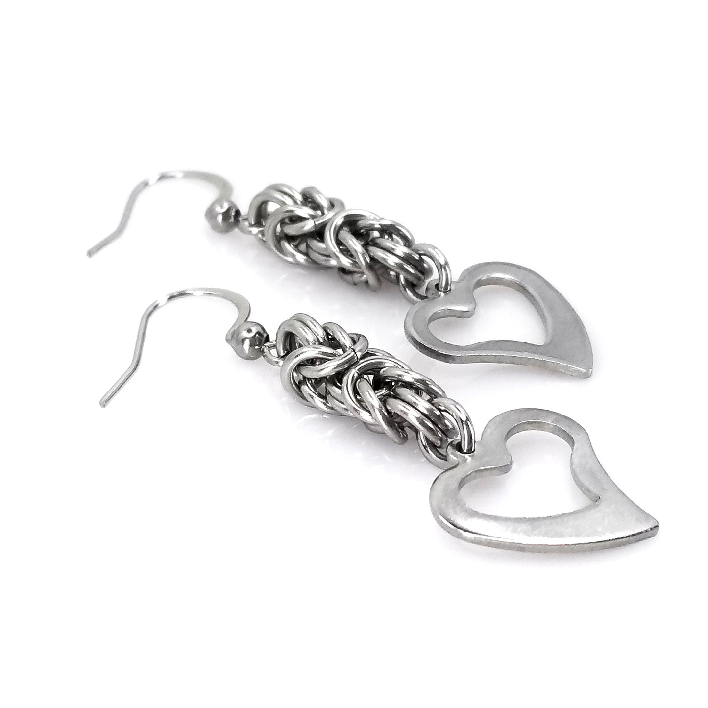 Stainless Steel Chainmaille Earrings