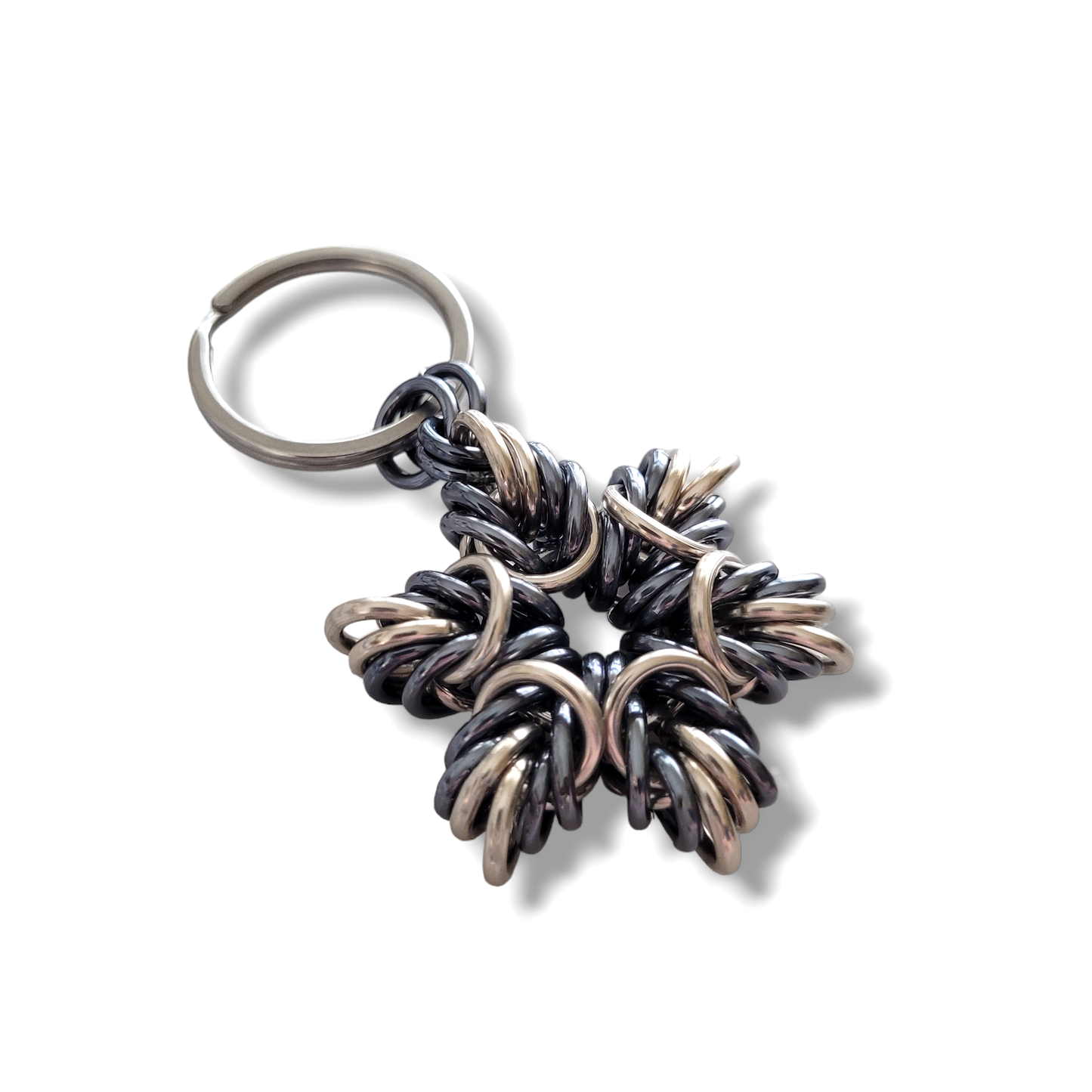 Champagne Ice Star Keychain