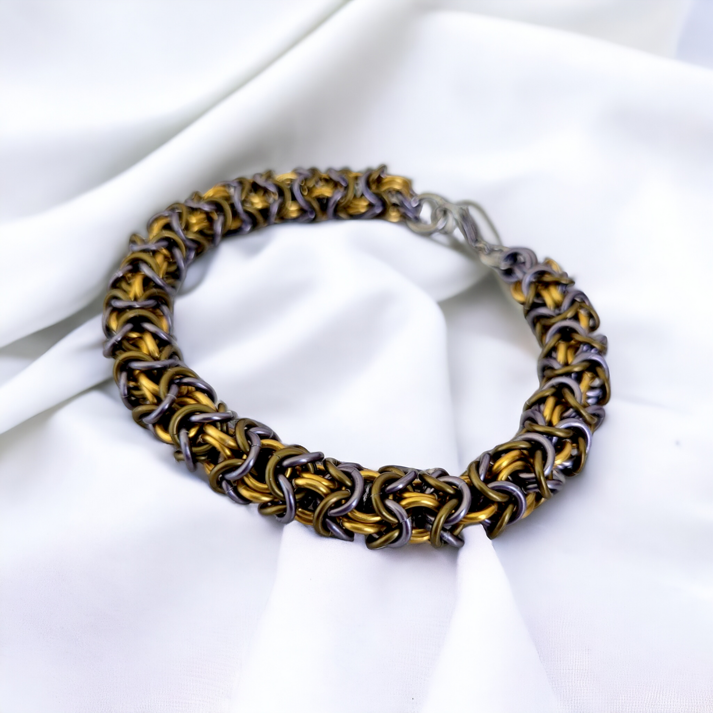 Golden Storm Turkish Roundmaille Bracelet