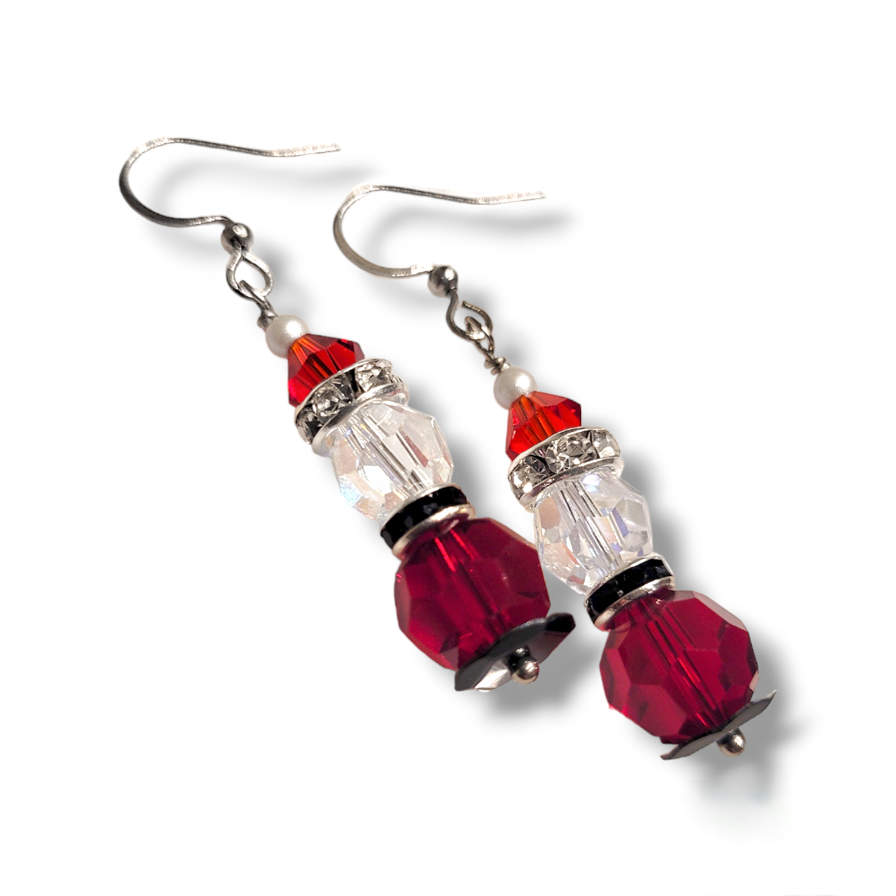 Santa Crystal Earrings