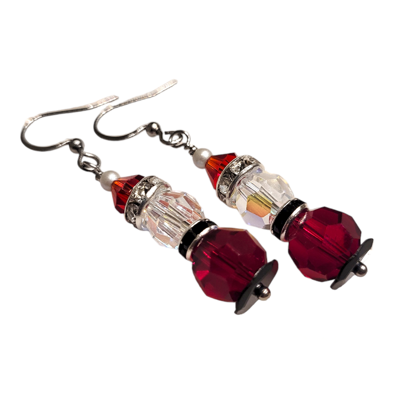 Santa Crystal Earrings