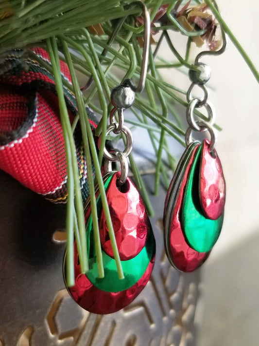 Handcrafted Christmas Earrings
