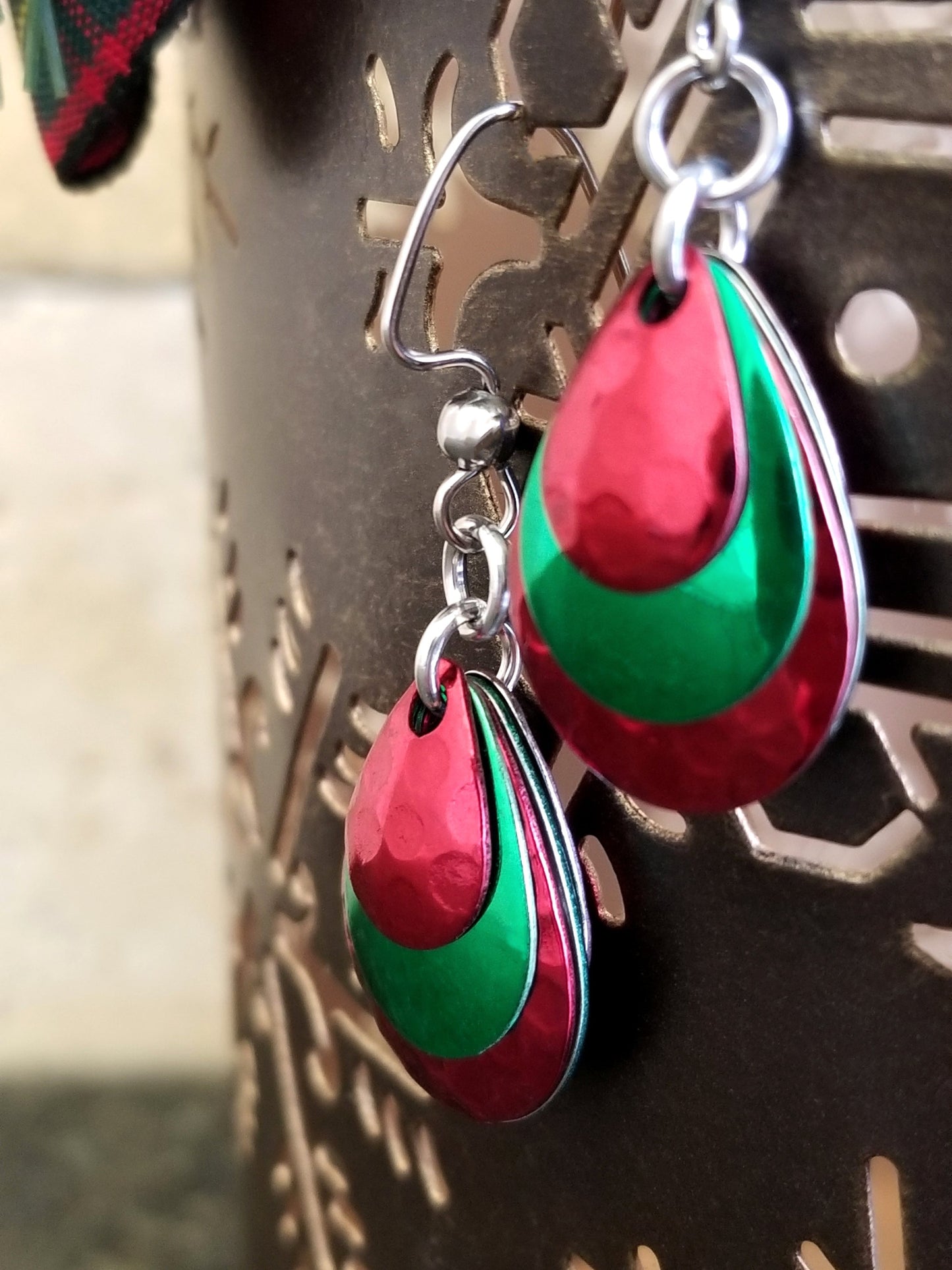 Red and Green Holiday Jewelry