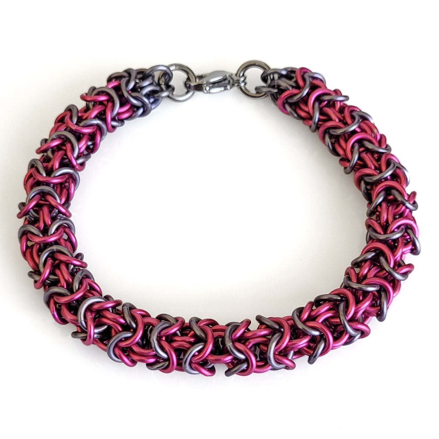 Pink Ice Turkish Roundmaille Bracelet