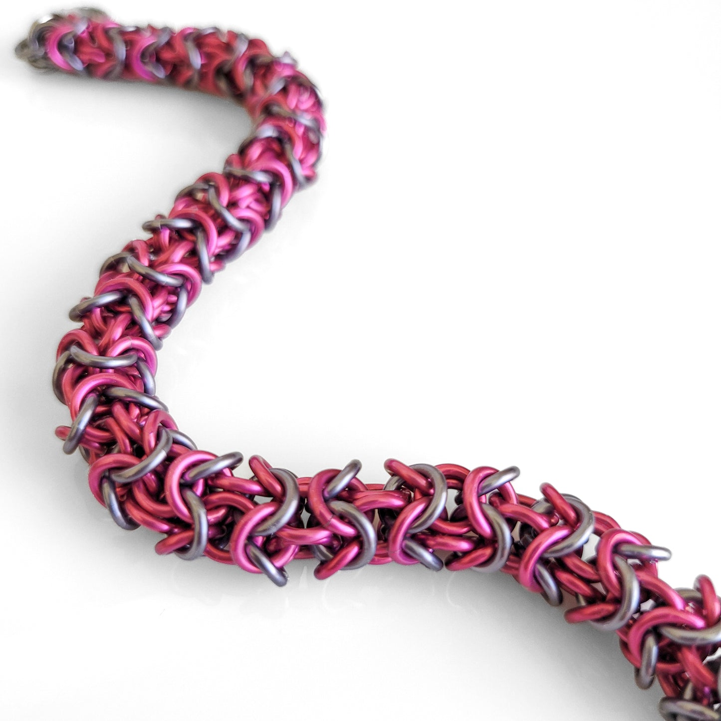 Pink Ice Turkish Roundmaille Bracelet